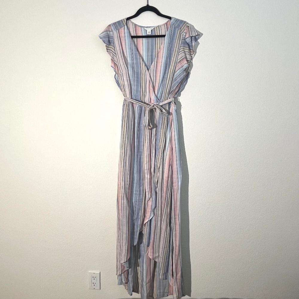 Caslon striped dress